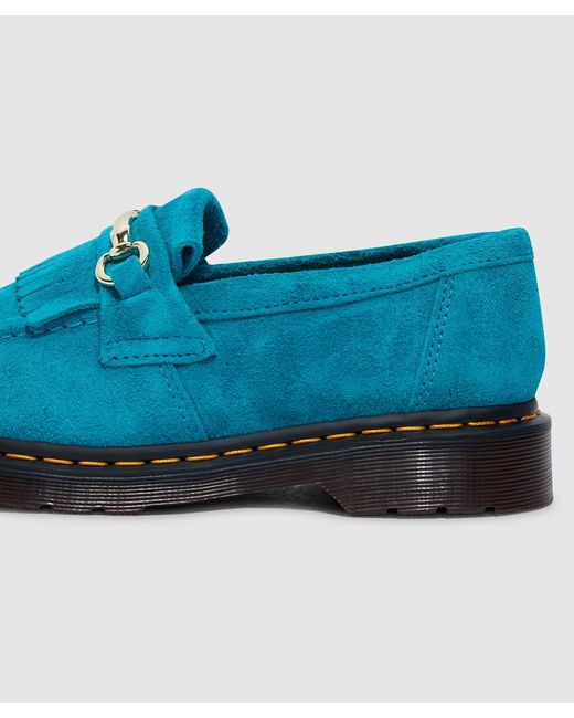 Dr Mens Shoes Slip-on shoes Loafers Turquoise in Blue for Men Martens Snaffle Suede Loafers 