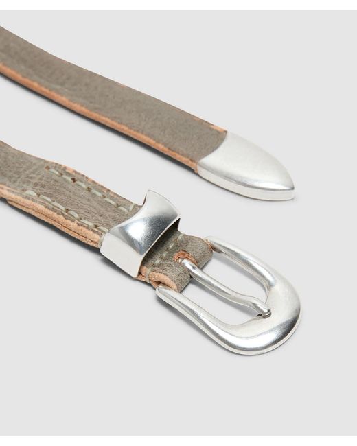 Our Legacy Natural 2Cm Belt (Overcast Leather