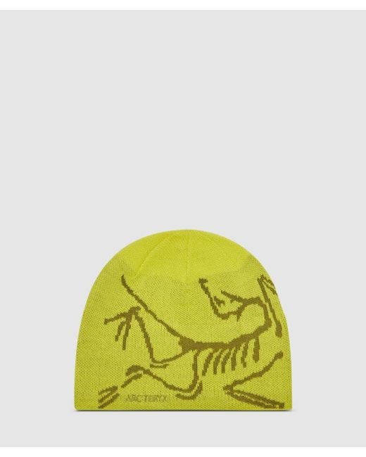 Arc'teryx Yellow Bird Head Toque Beanie (Euphoria/ Moss