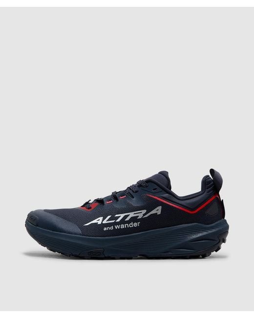 And Wander Blue X Altra Experience Wild 3+ Sneaker