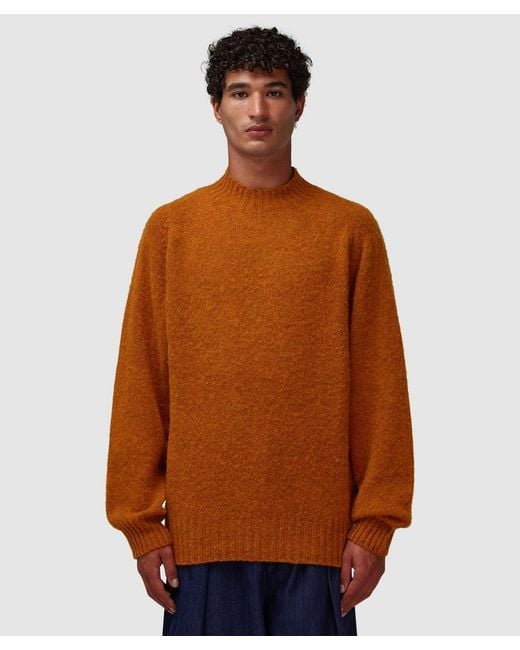 YMC Men's Brown Montland Knit Sweater