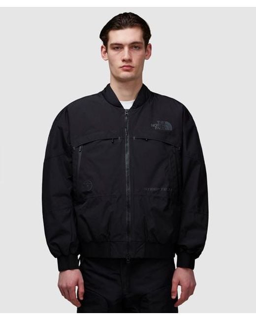 The North Face Black Rmst Steep Tech Bomber Jacket for men