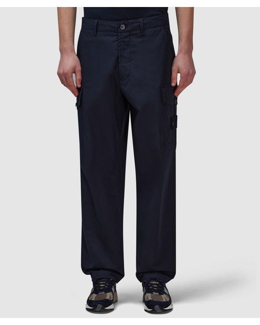 Stone Island Blue Ghost Weatherproof Cargo Pant for men