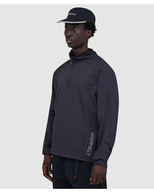 Gramicci Blue Ultra-Light Packable Jacket (Midnight for men