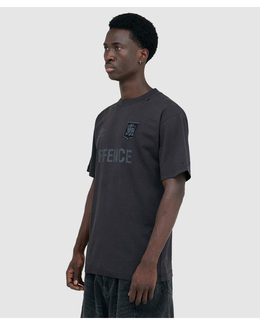 Umbro Blue X Slam Jam Offence Defence T-Shirt (Washed for men