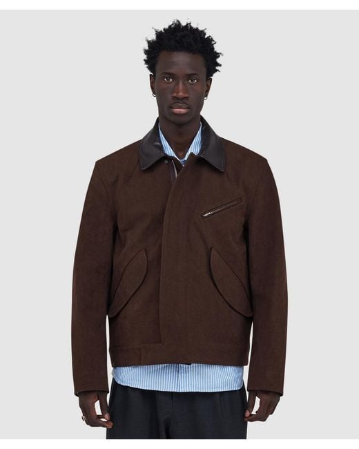 SAGE NATION Brown Painter Jacket (Mocha for men