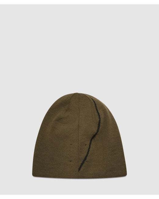 Roa Green Logo Wool Beanie (Sage