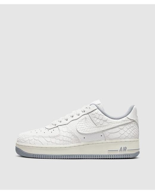 Nike White Air Force 1 Wmns 07 Python Low