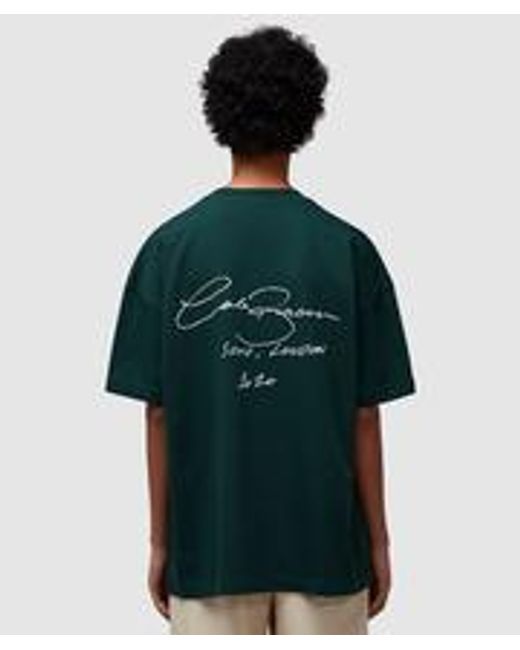 Cole Buxton Green Signature T-shirt for men