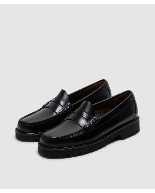 G H Bass Co Weejun 90S Larson Penny Loafer In Black For Men Lyst UK G H Bass Co Weejun 90S Larson Penny Loafer In Black For Men Lyst UK