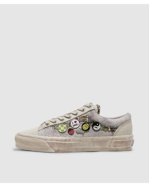 Vans White Old Skool Souvenir Sneaker (Oatmeal for men