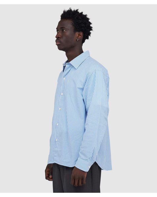 mfpen Blue Generous Shirt (Embassy Stripe for men