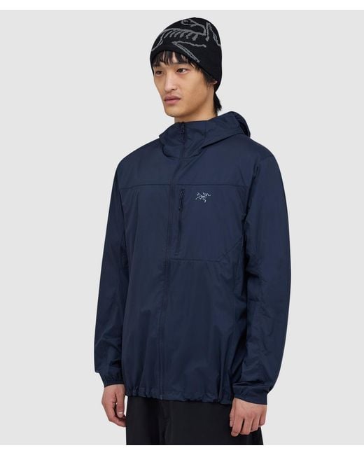 Arc'teryx Blue Squamish Hooded Jacket Sapphire for men