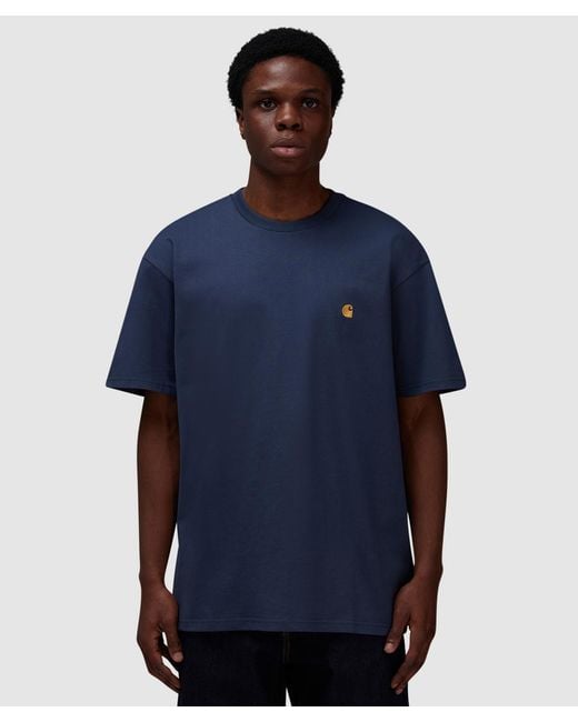 Carhartt Blue Chase T-Shirt for men