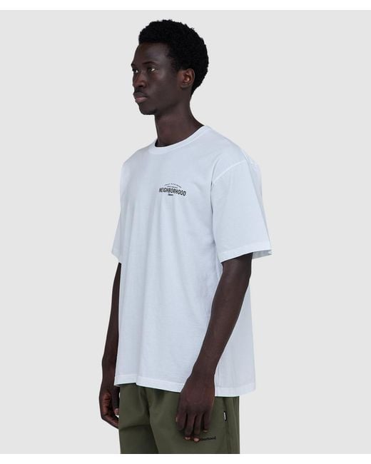 Neighborhood Blue Nh. Tee Ss-1 T-Shirt for men