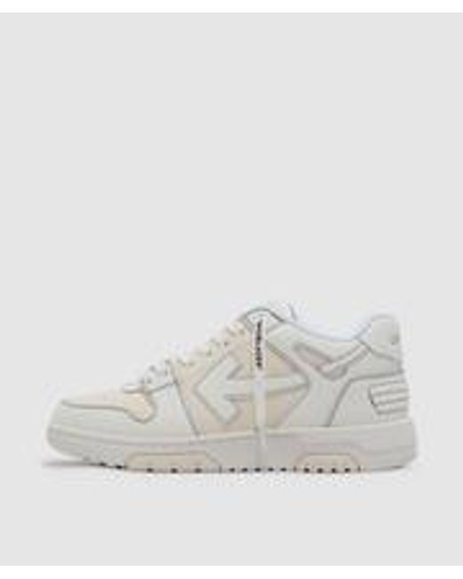 Off-White c/o Virgil Abloh White Out Of Office Leather Sneaker for men