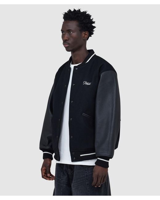 Neighborhood Blue Stadium Jacket for men