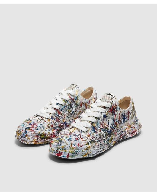 Maison Mihara Yasuhiro White Peterson 23 Og Paint Spatter Sneaker