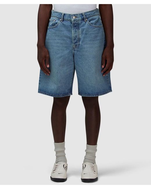 Stussy Blue Denim Big Ol Short (Washed for men