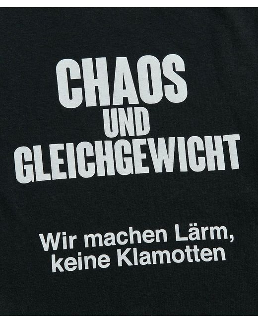 Undercover Chaos Und Gleichgewicht T-shirt in Black for Men Undercover Chaos Und Gleichgewicht T-shirt in Black for Men