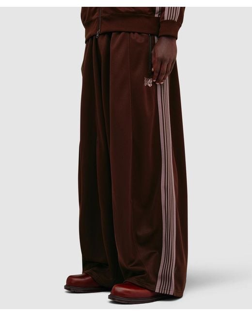 Needles H.D. Track Pant (Poly Smooth in Brown for Men | Lyst