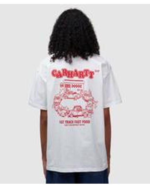 Carhartt Red Fast Food T-shirt for men