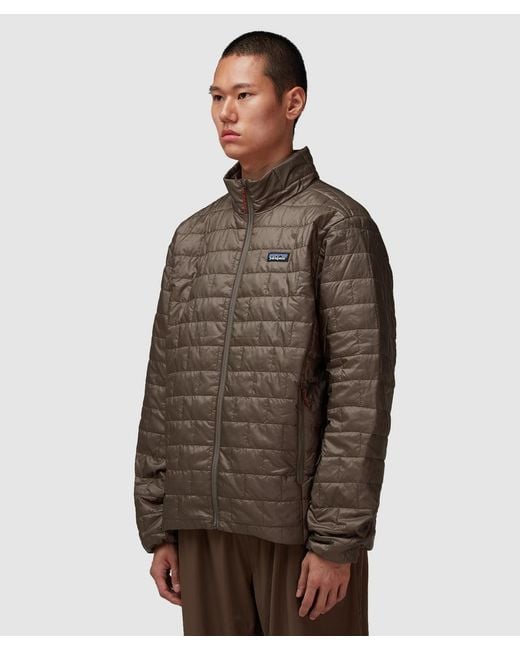 Patagonia Brown Nano Puff Jacket (Marlow for men