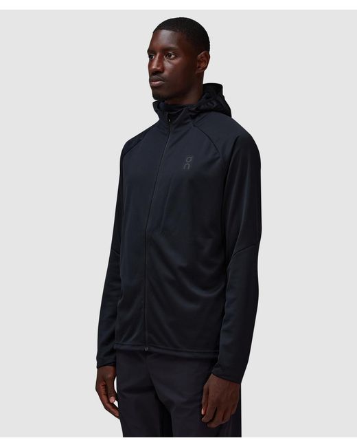 On Shoes Blue Climate Zip Hoodie for men