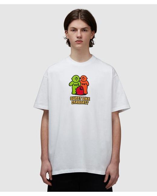 Carhartt White Gummy T-shirt for men