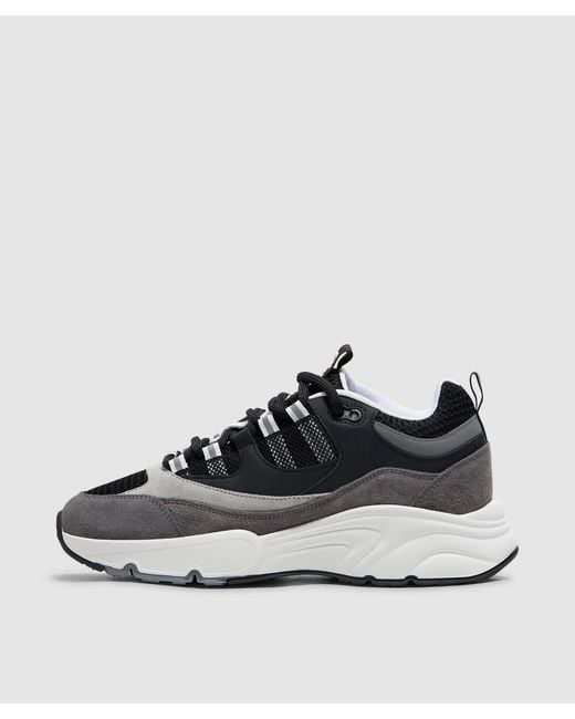 Cleens Black Aero Runner Sneaker for men