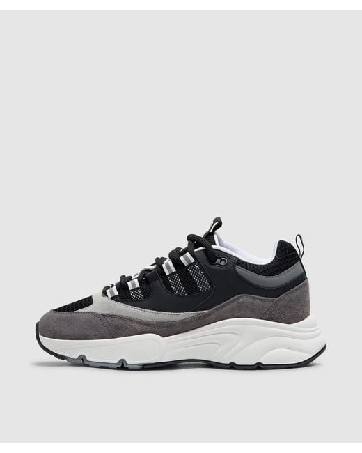 Cleens Black Aero Runner Sneaker for men