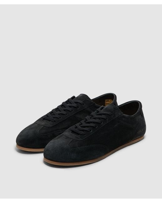 Common Projects Black Winter Suede Driving Shoe (Off