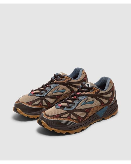 Brooks Brown X Staple Cascadia 1 Sneaker (Ginger/Wren/Stormy Weather for men