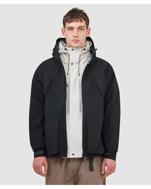 Purple Mountain Observatory Blue 3L Hardshell Jacket for men