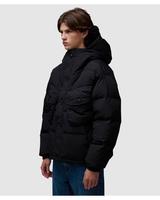 FRIZMWORKS Black Smock Puffer Down Parka Jacket ( for men