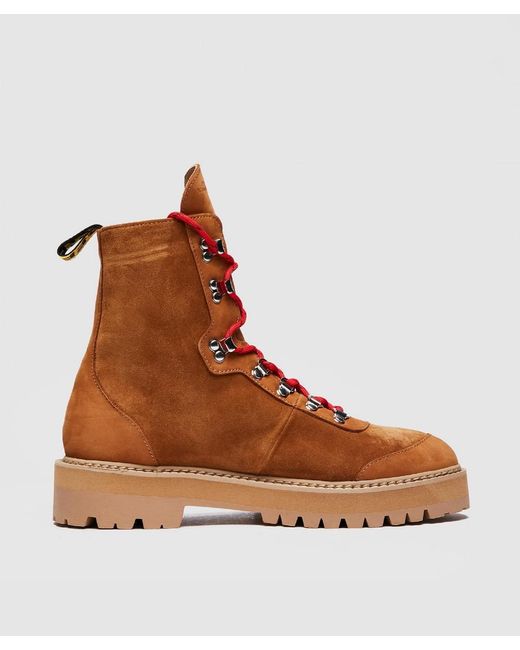 off white brown hiking boots