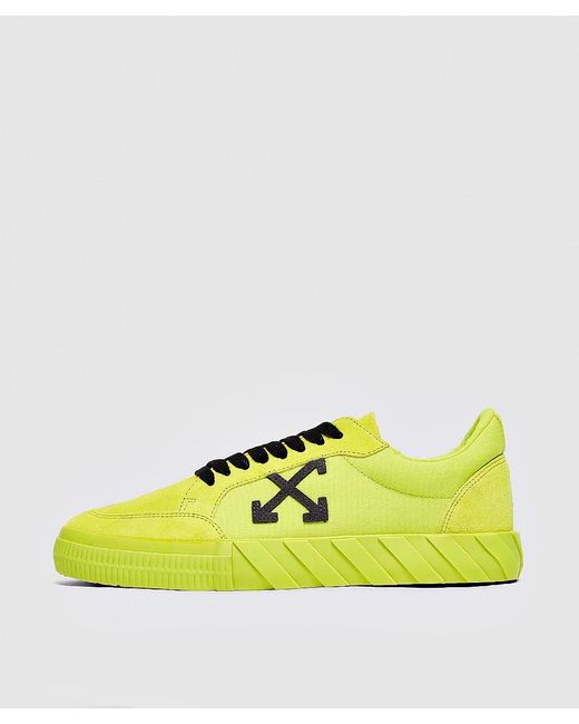 fluorescent yellow sneakers