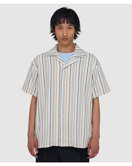Drole de Monsieur Gray Chemise Striped Shirt (Multicolour for men