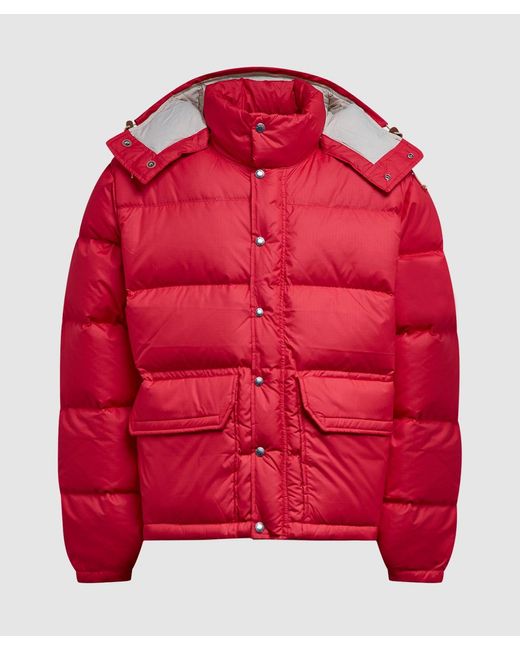 The North Face 71' Sierra Short Down Jacket in Red for Men | Lyst UK