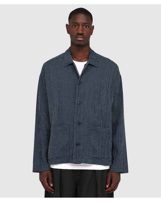 YMC Blue Pj Shirt for men