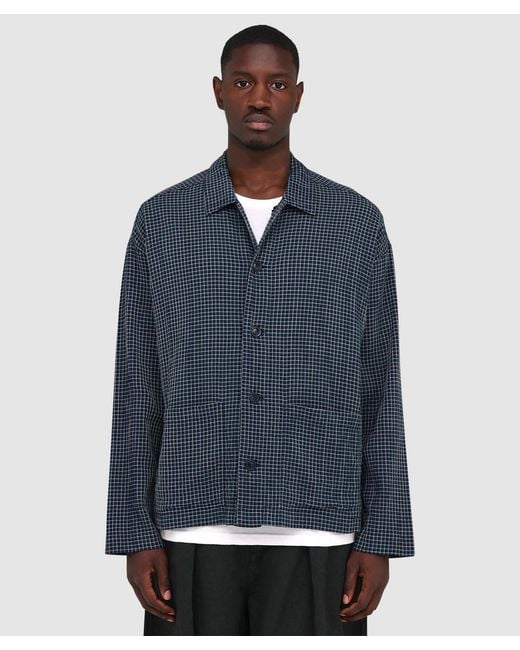 YMC Blue Pj Shirt for men