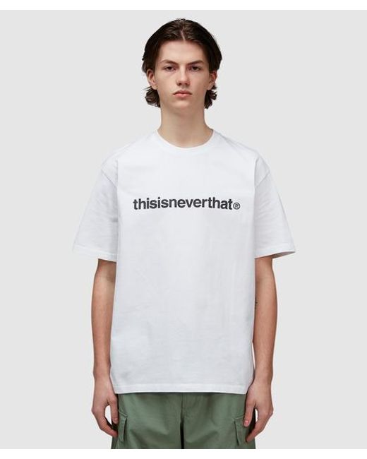 Thisisneverthat White T-logo T-shirt for men