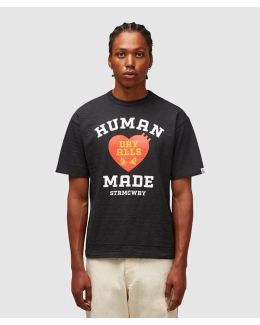 Human Made Graphic Heart T-shirt in Black for Men | Lyst