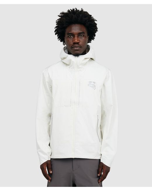 KARMA8A White Windbreaker for men