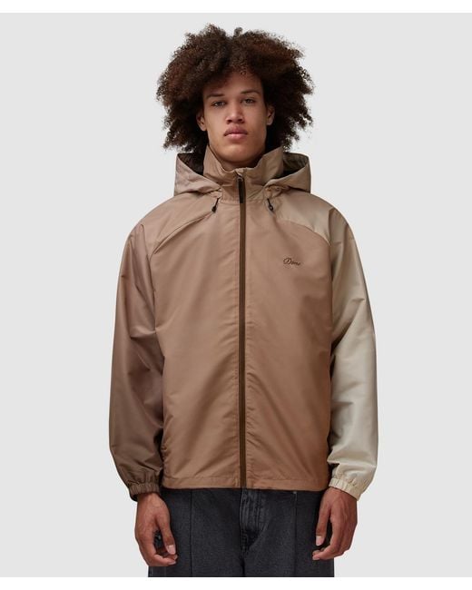 Dime Brown Gradient Windbreaker Jacket for men