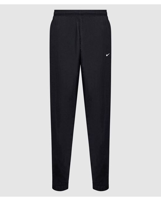 Nike Synthetic Solo Swoosh Woven Track Pant in Black/White (Blue) for Men Lyst Canada