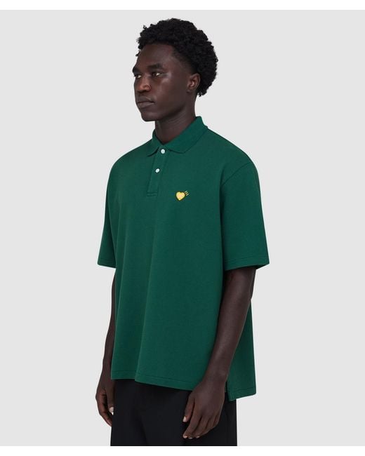 Human Made Green Polo Shirt for men