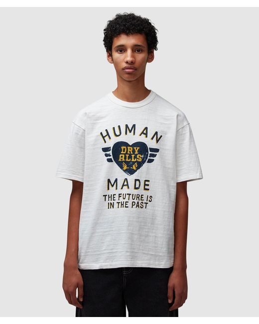Human Made Printed Graphic Cotton T-Shirt in White for Men | Lyst