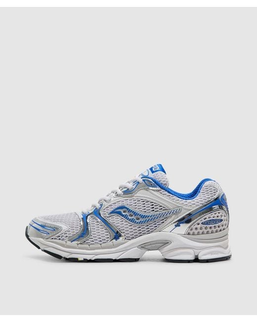 Saucony Blue Progrid Triumph 4 Sneaker (Mist/Lapis for men