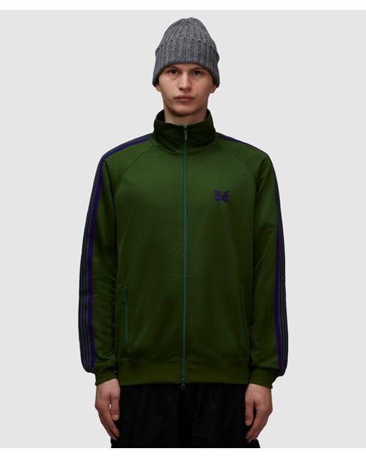 Needles Poly Smooth Track Jacket in Green for Men | Lyst Canada